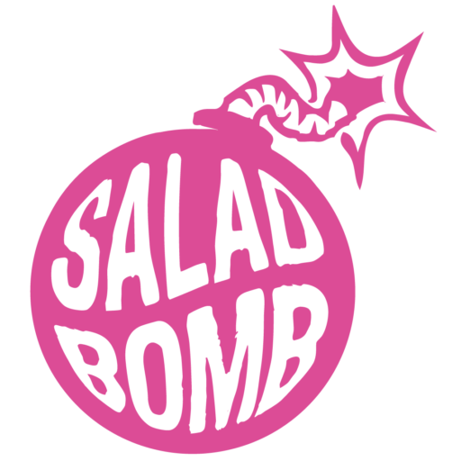 pink saladbomb logo