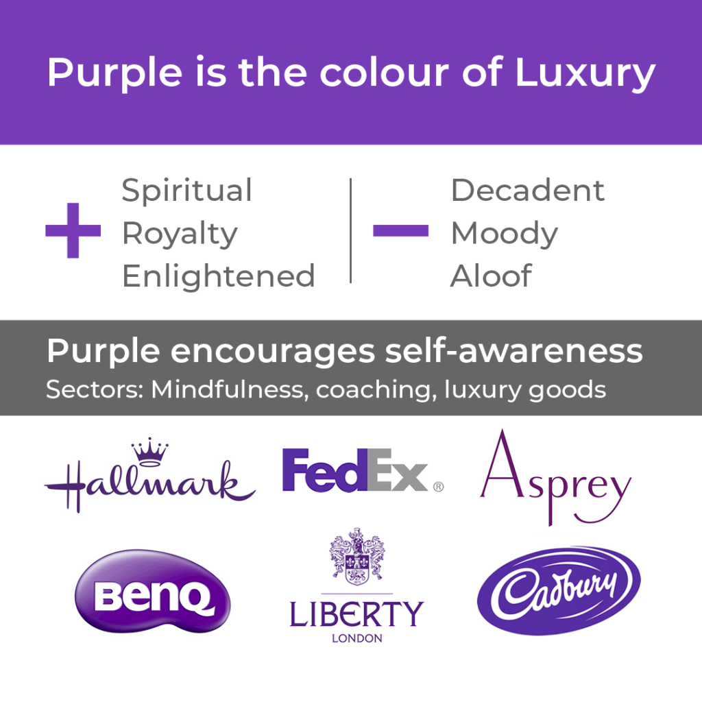 Purple is the colour of Luxury