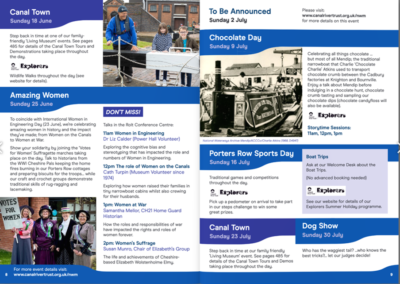 National Waterways Museum Event Program